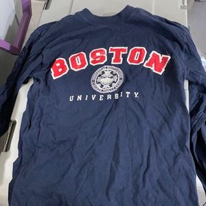 Boston university long sleeve tee